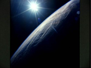 Angled Sunrise NASA photo