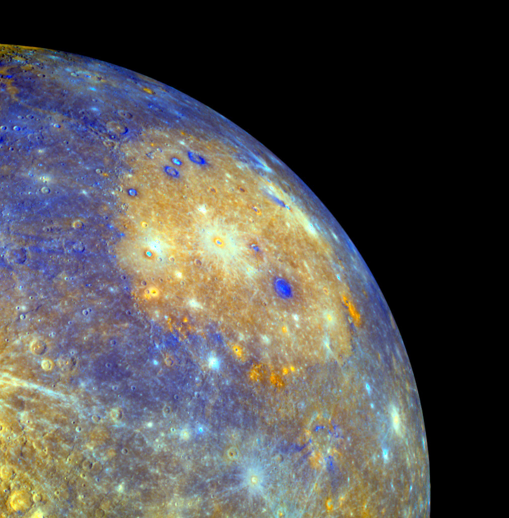 Mercury. NASA image Mercury's Caloris Basin